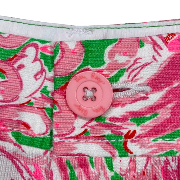 Lilly Pulitzer Flamingo Print Callahan Shorts - Picture 6 of 11